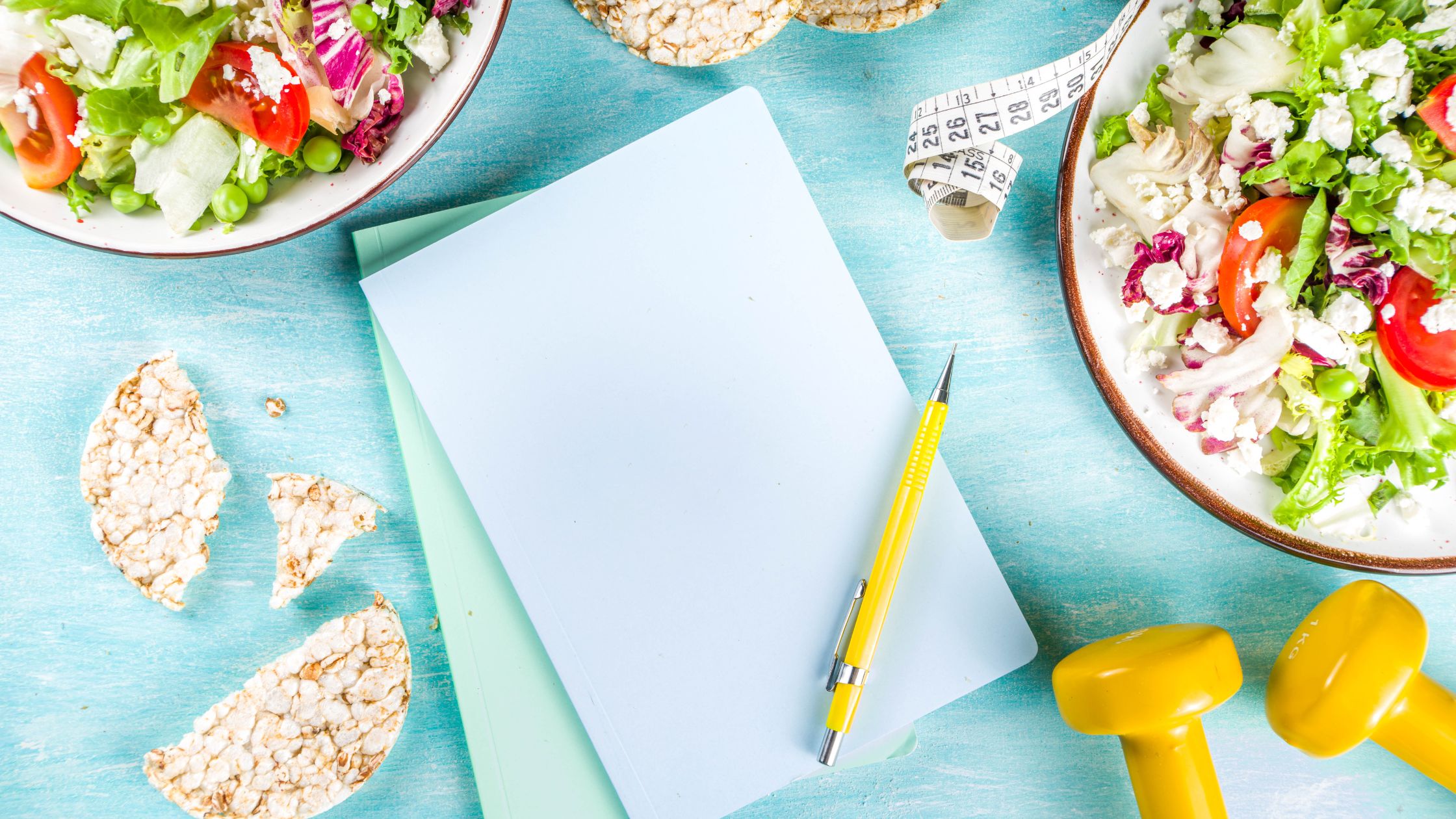 How difficult is weight loss? food with blank page